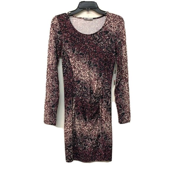 Tart Collections Womens Multicolor Mixed Print Ruched Marlyn Dress - Picture 1 of 4